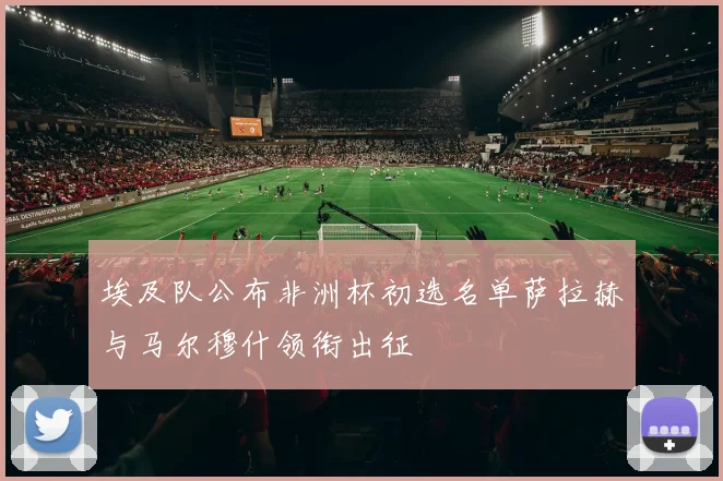 埃及队公布非洲杯初选名单萨拉赫与马尔穆什领衔出征